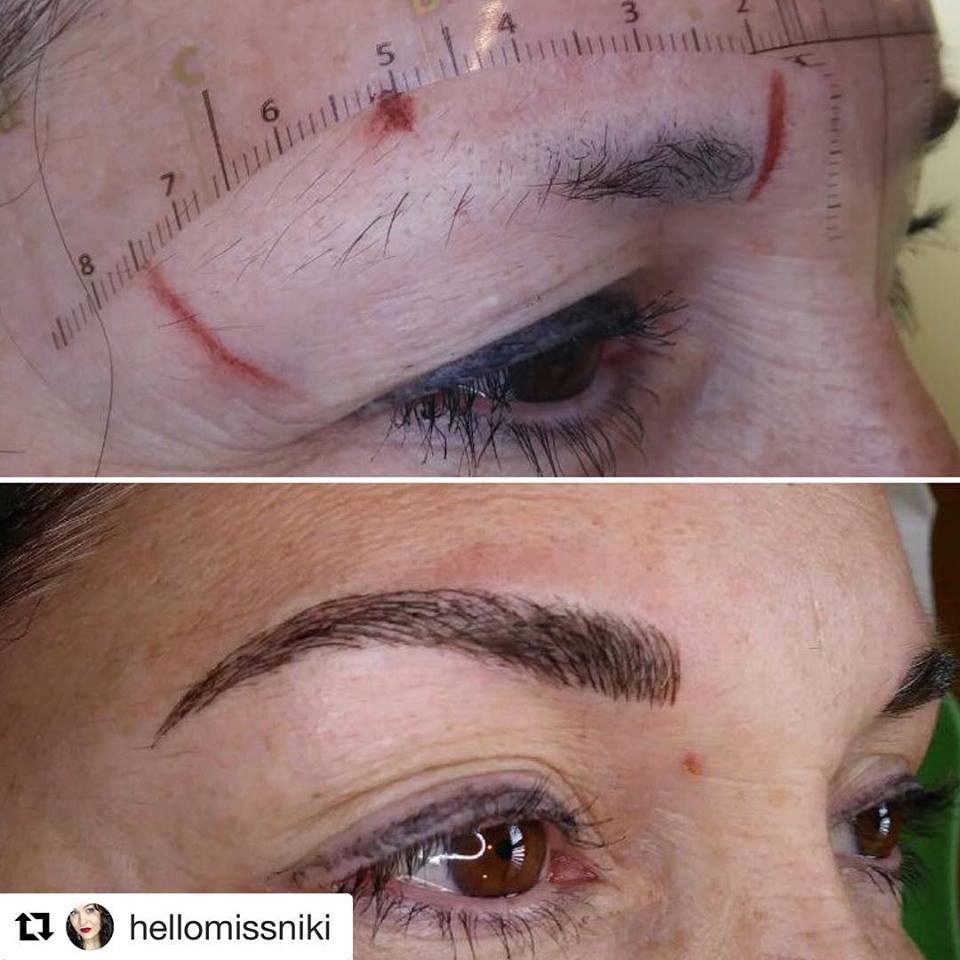 Microblading before & after